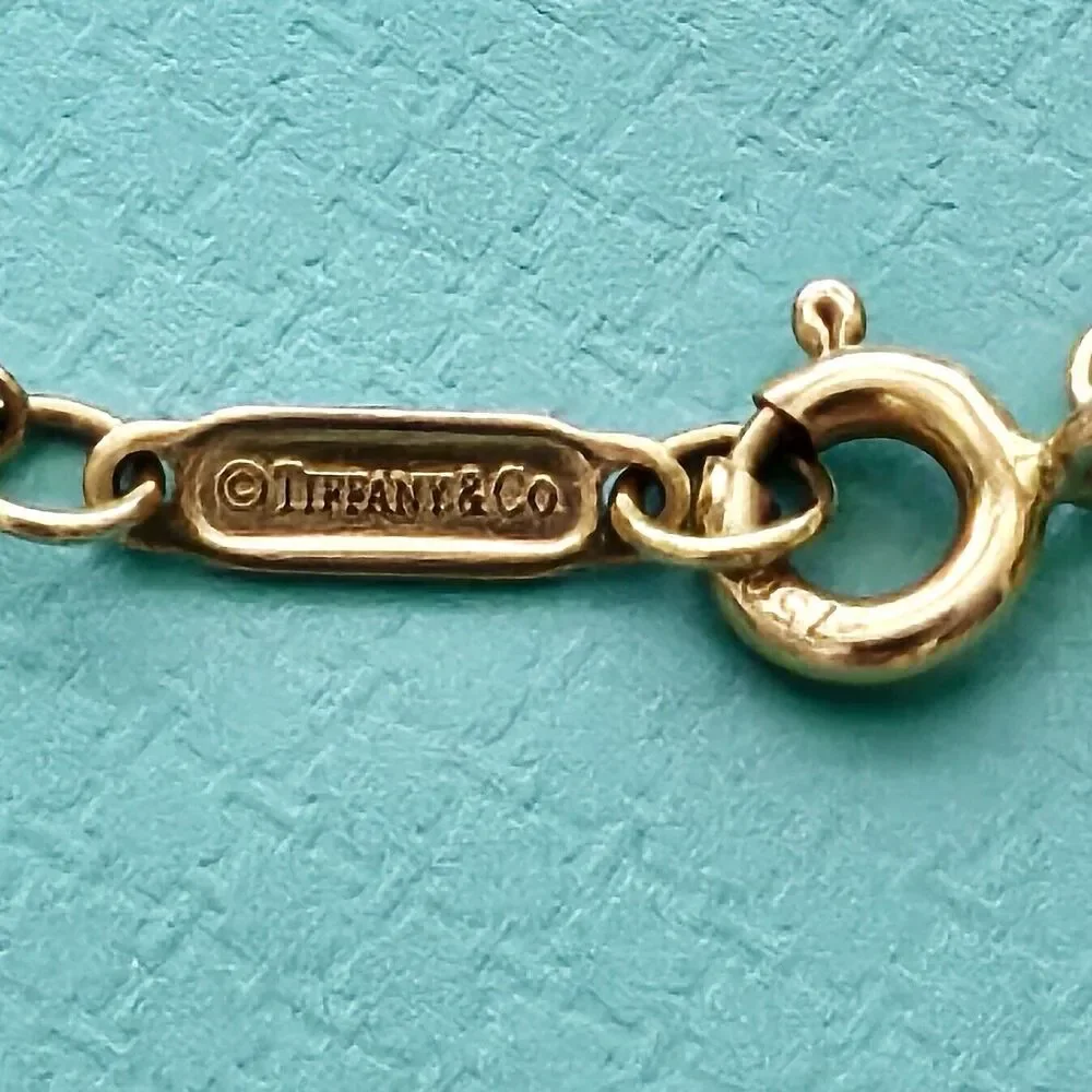 $5,200++ Tiffany & Co. 18k Rose Gold Diamond Crown Key Pendant Necklace - Picture 5 of 10